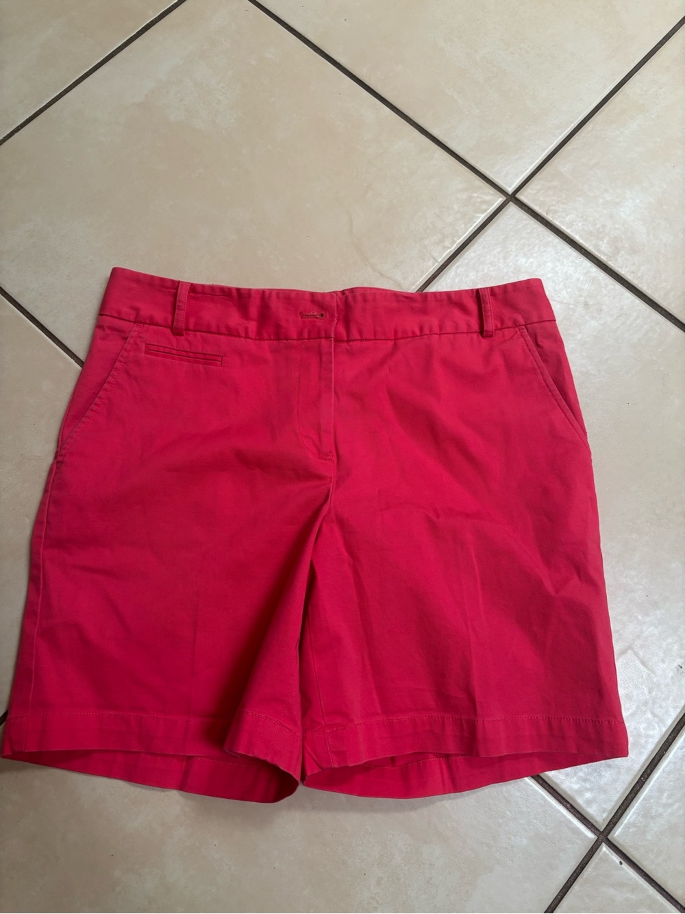 Talbots Bright Red Women’s Bermuda Shorts